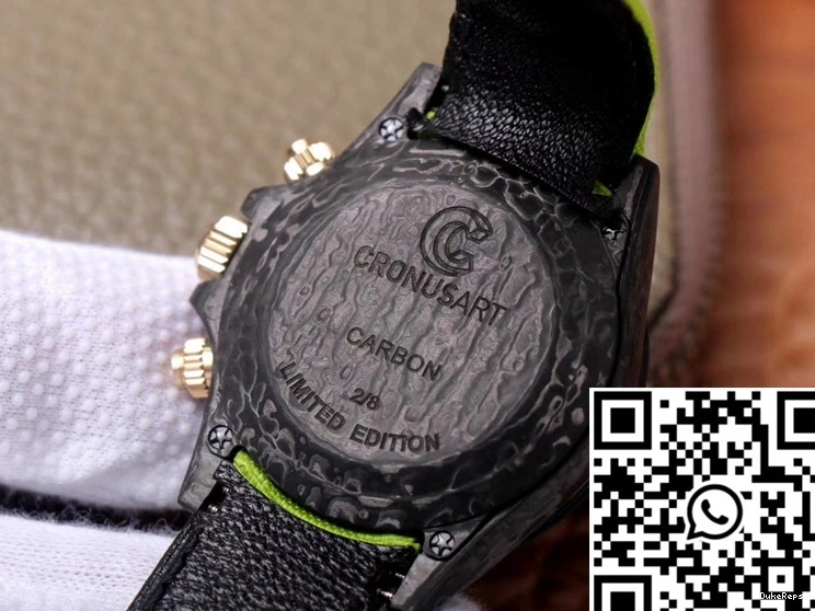 Dial Chronograph Dragon Fiber Rolex Exploded Cosmos Edition Carbon Green Daytona 0821